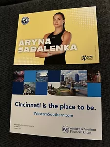 Aryna Sabalenka 5 x 7 Bildkarte TENNIS 2024 Cincinnati offen ATP/WTA - Bild 1 von 1