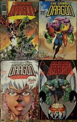 Savage Dragon #4,13,13b, 19,20,27,28,30, 148 fcbd (Lot of 9) VF+VFNM Image comic - Image 1 of 4