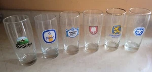 6 Vintage Bavarian beer glasses, .5 liter Very good condition - Picture 1 of 1