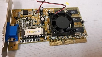 Nvidia Miracle Riva TNT M64 AGP Video Card #181 Free Shipping - image 1 of 4