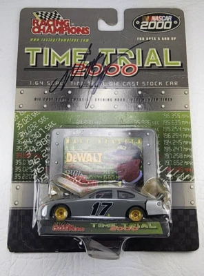 Autografiado Racing Champions contrarreloj 2000 Matt Kenseth Dewalt #17 NASCAR Car Foto 1 de 4