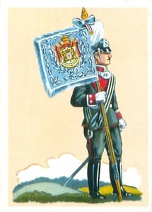 FAHNENTRÄGER STANDARTE BAYERN 2. CHEVAULEGERS TAXIS DEUTSCHLAND IMAGE CARD - Picture 1 of 2