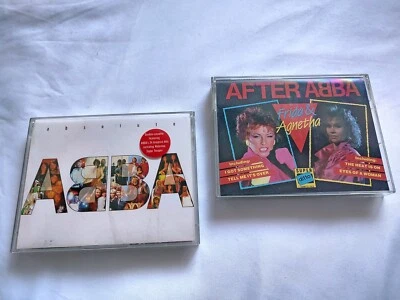 ABBA 2 Double Cassette Tapes  Absolute Abba & After Abba Rare 80's 90's Pop VGC! - Image 1 of 3