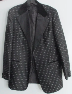 VTG 1960's-70's AFTER 6 MEN'S FORMAL SUIT Dinner JACKET Smoking Coat Tuxedo - Image 1 of 4