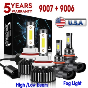 For Ford Ranger 2001-2011 - Combo Headlight High Low Beam + Fog Light Bulbs Kit - Picture 1 of 16
