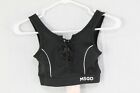 Missguided Women's Size 0 Lace Up Sports Bra Color Black Nwt