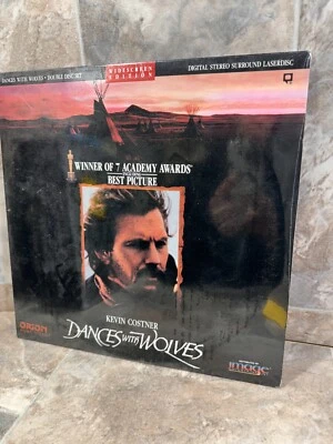 Dances With Wolves Laserdisc NEW SEALED Kevin Costner - Image 1 of 3