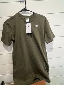 NEW !Nike Sportswear Big Kids' (Girls') ARMY GREEN T-Shirt Dress Size Medium - Picture 1 of 2