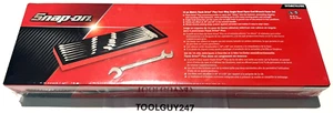 SNAP ON 10 - 27 mm 14Pc Four Way Angled Head Offset Wrench Set SVSMET01FBR + - Bild 1 von 16