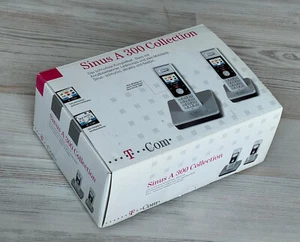 Telekom Sinus A 300 - Basis mit Anrufbeantworter, Ladeschale und 2 Mobilteilen - Bild 1 von 4