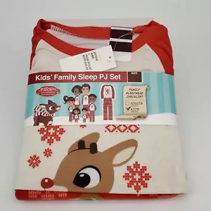 Rudolph Unisex Kids PJ Set Size 4 - Picture 1 of 4