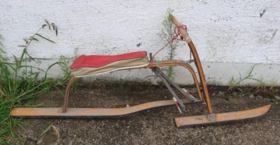 Schöner alter Ski Bob"Europameister, Dachbodenfund den nicht jeder hat - Bild 1 von 4