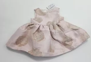 NWT Girls Floral Lined Dress Pink Easter Size 6-9 Months Bloomers - Picture 1 of 9