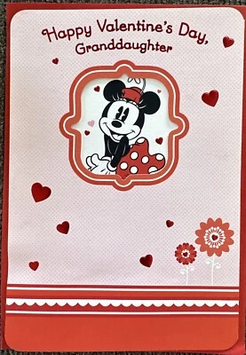Hallmark Happy Valentine’s Day, Granddaughter Minnie Mouse - Image 1 of 2
