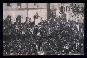 Fotokarte CHIARAMONTE GULFI Demonstration Politik-Faschismus 3 - Bild 1 von 1