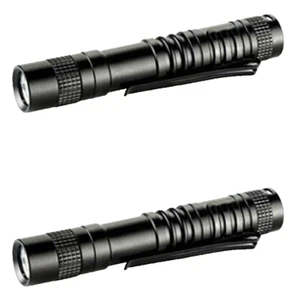2X CREE XPE-R3 LED Mini AAA Penlight Flashlight Pocket Light 2Pcs. Super Bright - Picture 1 of 6