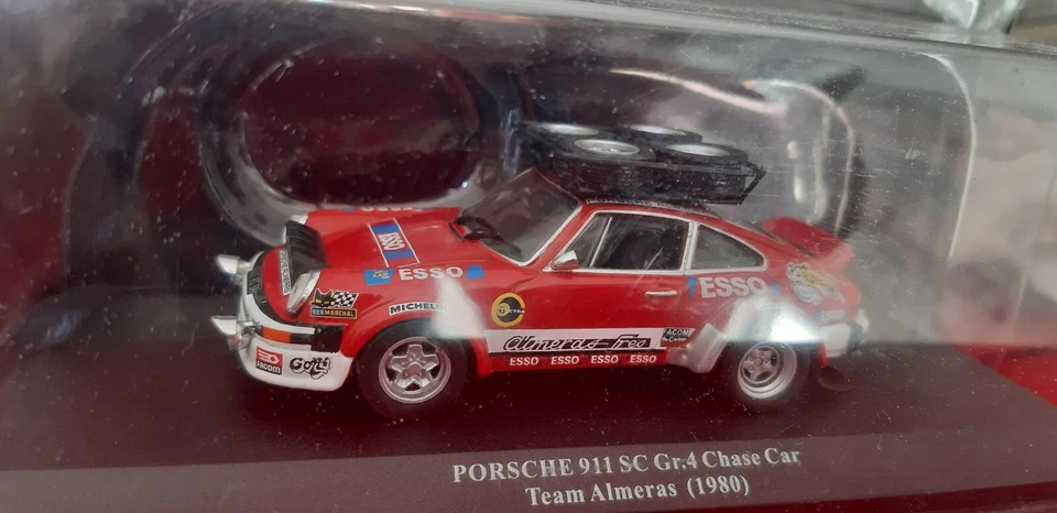 DEA1338 Deagostini Porsche 911 SC Gr.4 Chase Car Team Almeras 1980 1/43 - Immagine 1 di 1