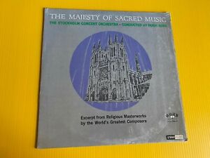 Stockholm Concert Orchestra Majesty of Sacred Music Hugh Ross Word LP Classical 