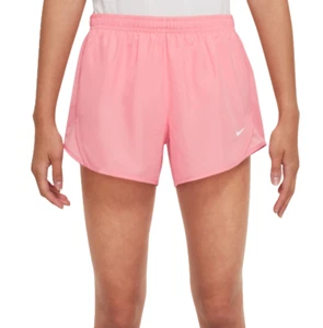 NIKE Big Girls Dry Tempo Running Shorts L Large (14-16) Coral Chalk Pink - Picture 1 of 4