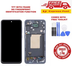 FOR SAMSUNG GALAXY A55 5G SM-A556 TFT LCD TOUCH SCREEN DIGITIZER FRAME ASSEMBLY - Picture 1 of 6