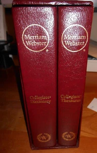 Merriam Webster Collegiate Dictionary & Thesaurus Set 11. Ausgabe - HC/SC sehr guter Zustand - Bild 1 von 13