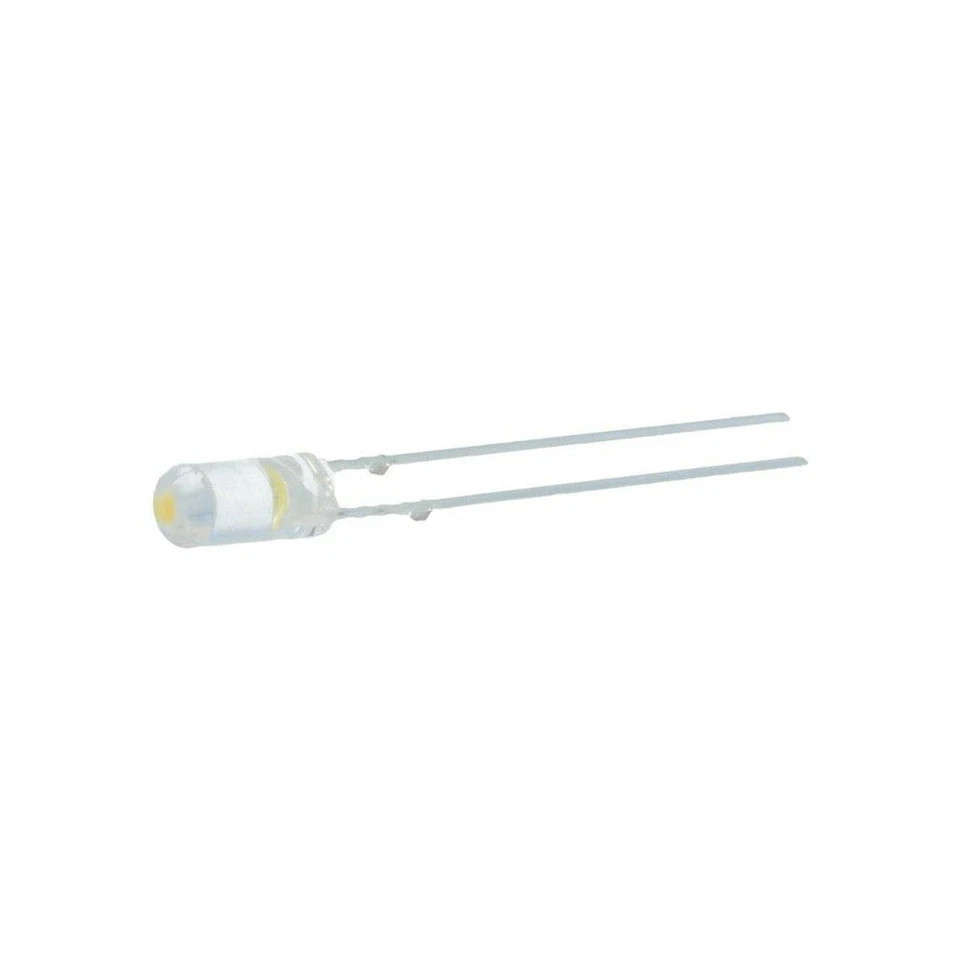 2X OSM5YK39B1B LED 3mm bianco caldo 750-1120mcd 110° anteriore: piatto 2700-3... - Immagine 1 di 1
