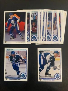 1990-91 Upper Deck French Toronto Maple Leafs Team Set 21 Cards - Picture 1 of 1