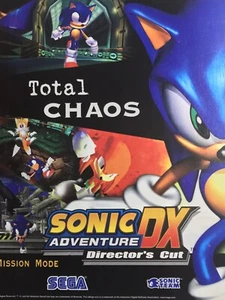 2003 Sonic Adventure DX Director's Cut GC Orig Print Ad Official Art NIN 170 - Picture 1 of 4