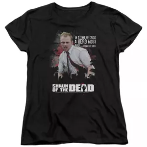 Camiseta para mujer Shaun of the Dead "Hero Must Rise" - Imagen 1 de 3