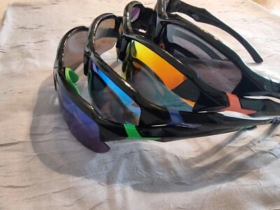 Fahrradbrille Sonnenbrille Sportbrille polarisiert 5 Farben Radbrille Brille neu - Bild 1 von 4