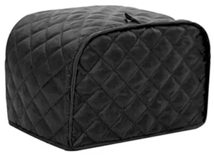 4 slice Toaster Cover, Polyester Fabric Quilted Four Slice Toaster Appliance - Picture 1 of 8