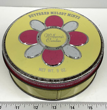 Vintage Wolfgang's Candies 9 oz. Tin Buttered Melody Mints York, PA