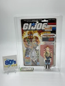 Buzzer G.I. Joe 1985 V1 100% Complete AFA Graded 85 NM+ Vintage Figure Dreadnok - Picture 1 of 14