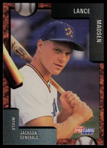 1992 Fleer ProCards Lance Madsen Jackson Generals - Picture 1 of 2