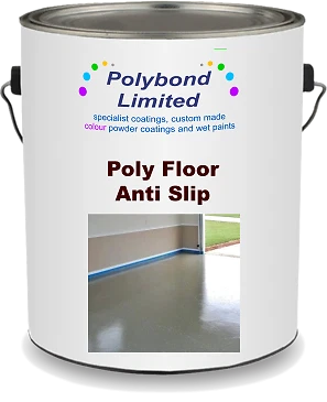 POLYBOND LTD Non Slip Poly Floor Paint Wood/Concrete - Garages/Warehouses - 2.5L 5L 20L