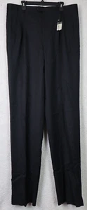 Zanella Brad / T Flat Front Dress Pants Size 40 New Unfinished Inseam Solid Wool - Picture 1 of 9