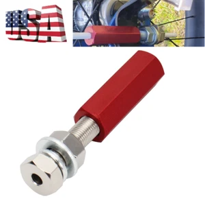 1/4 In For ATV UTV Dirt Bike Motorcycle Universal CNC Quick Flag Pole Holder Red - Picture 1 of 12