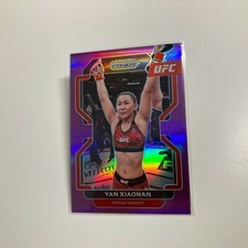 Yan Xiaonan 2022 Panini Prizm UFC Purple Refractor Card 8/149 #194