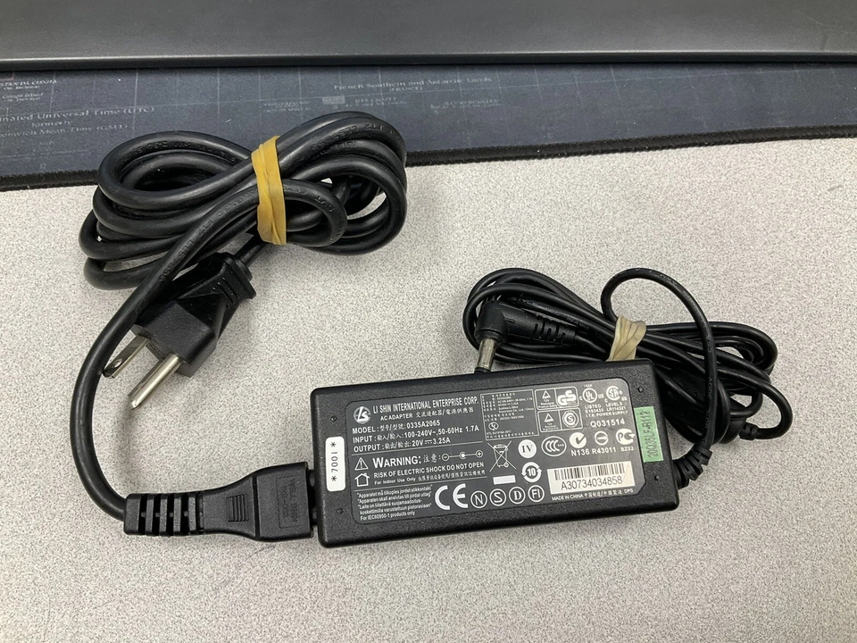 Genuine Li Shin Laptop Charger AC Adapter Power Supply 0335A2065 20V 3.25A 65W  - Image 1 of 1