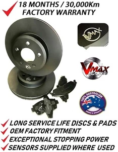 fits BMW 330i E46 Sedan 1997-2005 FRONT Disc Brake Rotors & PADS PACKAGE - Picture 1 of 4