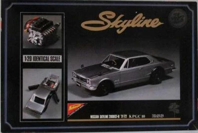 Rare model kit Nichimo 1/20 Nissan Skyline 2000GT-R '71-'72 from Japan f10794 - Image 1 of 2