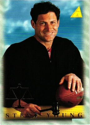 1995 Pinnacle #192 Steve Young LAW - Image 1 of 2