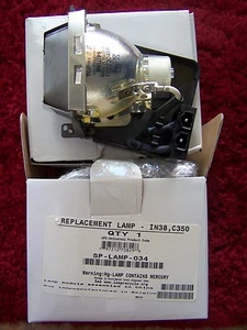 NUEVA BOMBILLA PROYECTOR ORIGINAL PARA INFOCUS ASK IN38 C350 SP-LAMP-034 ASK C350 - Imagen 1 de 6