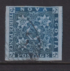 Nova Scotia 1851 SG 3 CANC VF - Picture 1 of 2