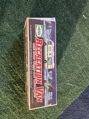 Hess 1998 Toy Truck RV Recreation Van with Dune Buggy and Motorcycle NEW IN BOX - Image 1 of 4