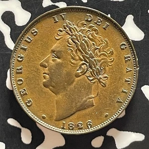 1826 Großbritannien 1 Farthing Lot#T5452 Schön! - Bild 1 von 2