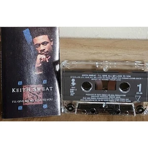 Keith Sweat I'll Give All My Love To You Cassette Tape See Pic. - Imagen 1 de 11
