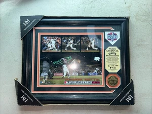 Pablo Sandoval Giants 2012 World Series 3 HR Plaque Highland Mint #344/5000 - Picture 1 of 4