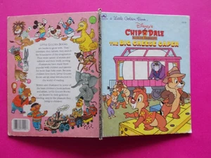 A Little Golden Book - Disney's Chip N Dale Rescue Hangers The Big Cheese Caper - Bild 1 von 6