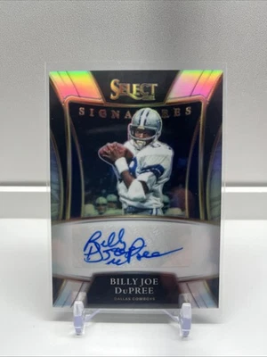 Billy Joe Dupree 2021 Panini Select Signatures Silver Prizm Auto-Cowboys - Image 1 of 2
